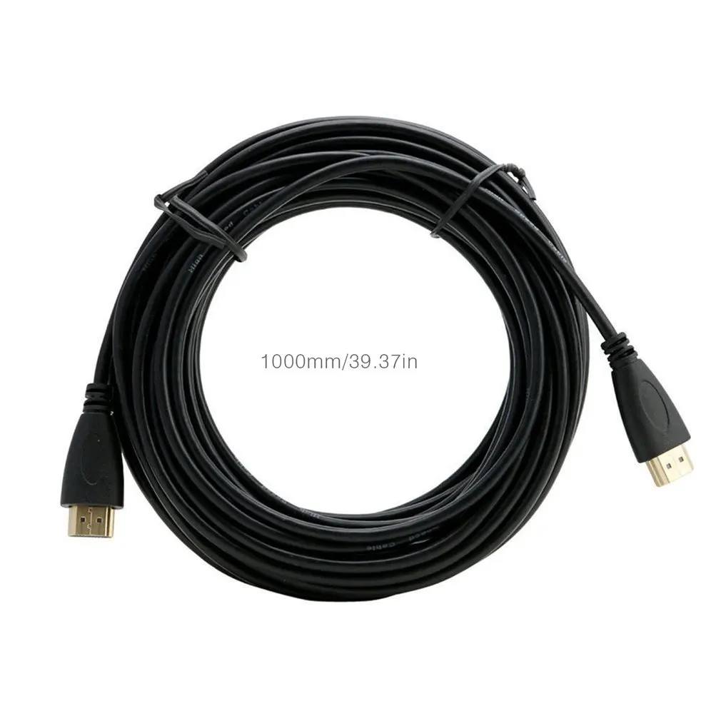

HDMI-compatible CABLE For BLURAY 3D DVD For PS3 HDTV XBOX LCD HD TV 1080P Gold Plated Connector 3D 1080P Male to Male