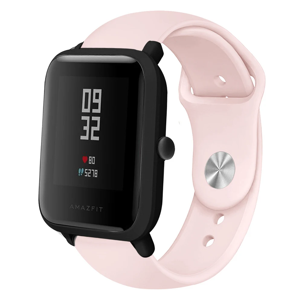 Силиконовый ремешок для часов Ремешок для Huami Amazfit Bip Youth/GTR 42 мм ремешок для часов 20 мм для samsung gear S2 классический браслет