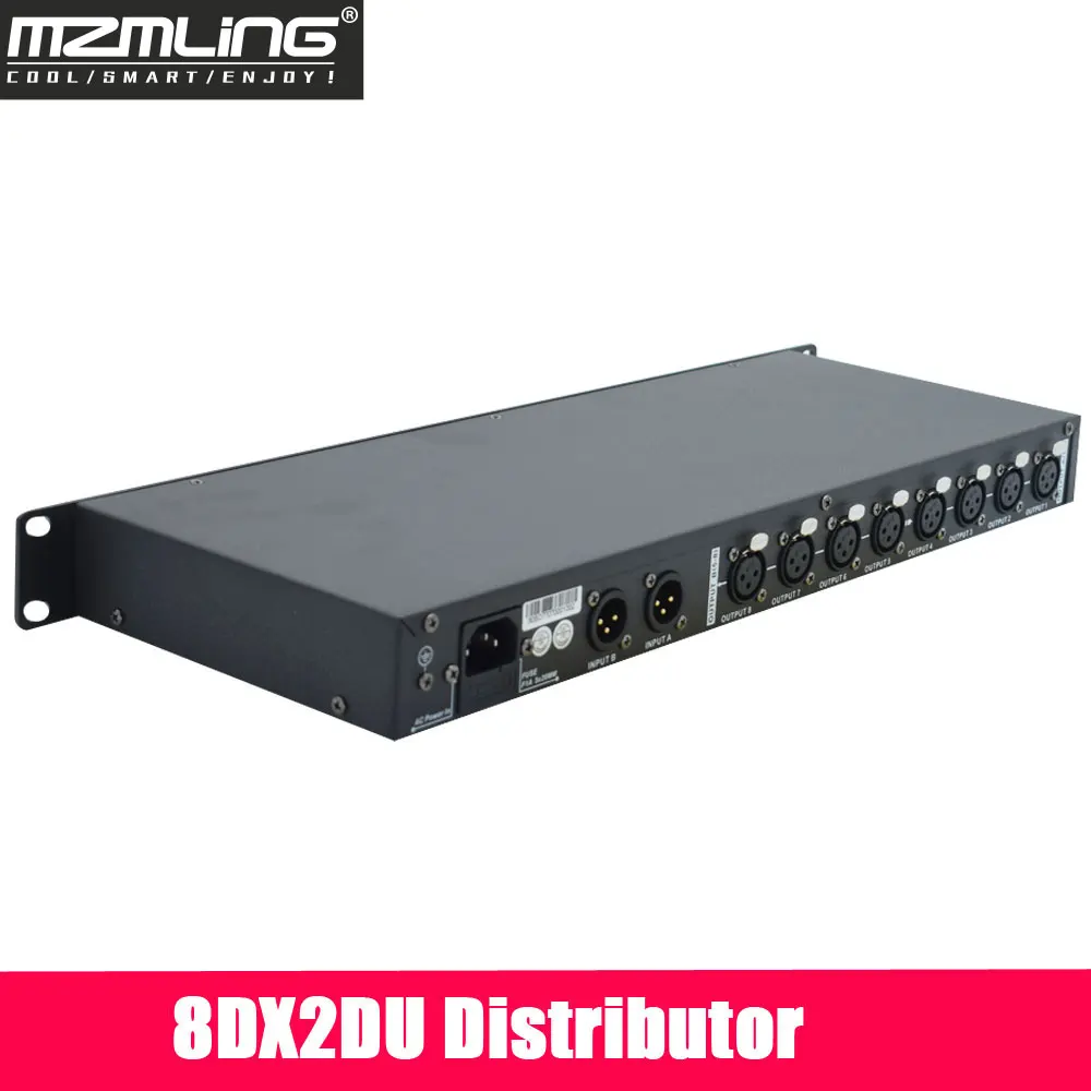 8DX2DU дистрибьютор DMX512 разделитель усилителя сигнала для подвижной головки