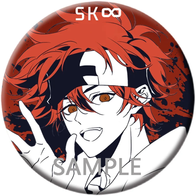 

Anime SK8 the Infinity Kyan Reki Hasegawa Ranga Chinen Miya Badge Souvenir Button Brooch Pins Fashion Medal Decorate Cosplay Toy