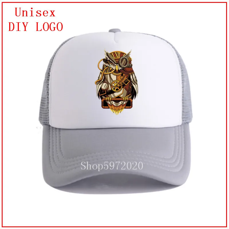 Бейсбольная Кепка с вышивкой модная шляпа в стиле стимпанк совой женские кепки