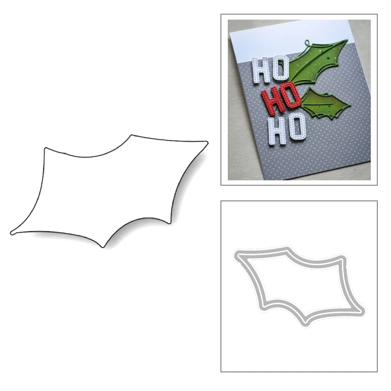 Новинка 2020 металлические штампы с силуэтами зеленых листьев и растений