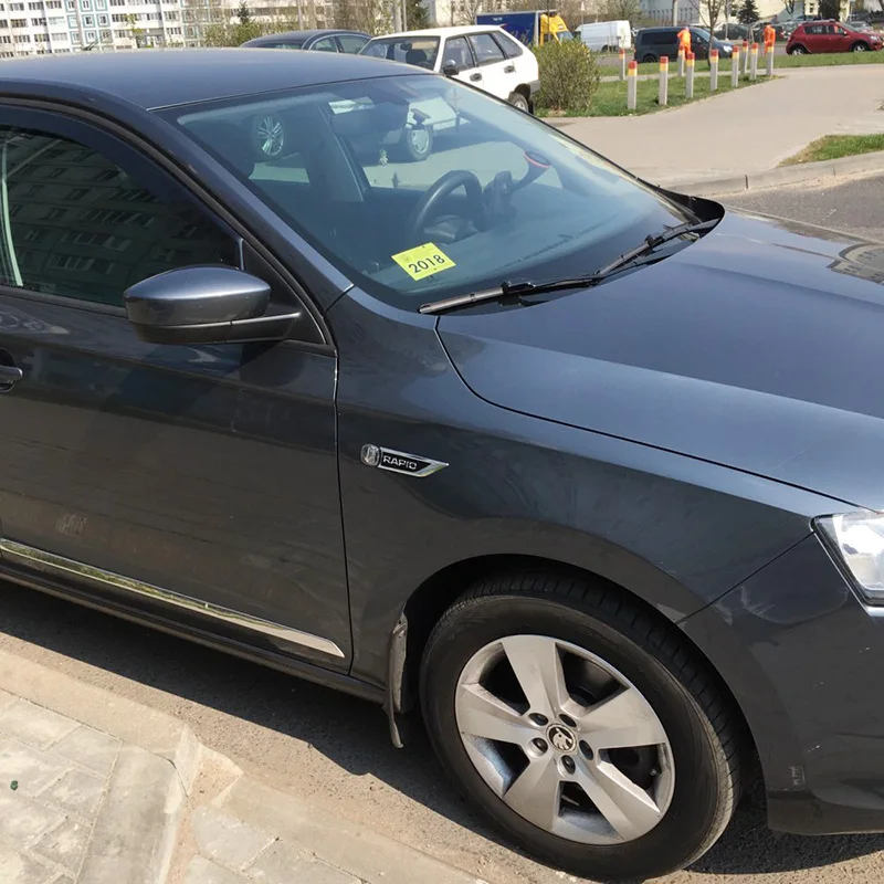 Для Skoda Rapid 2012 2013 20114 2015 2016 значок-эмблема на дверь боковое крыло брызговик
