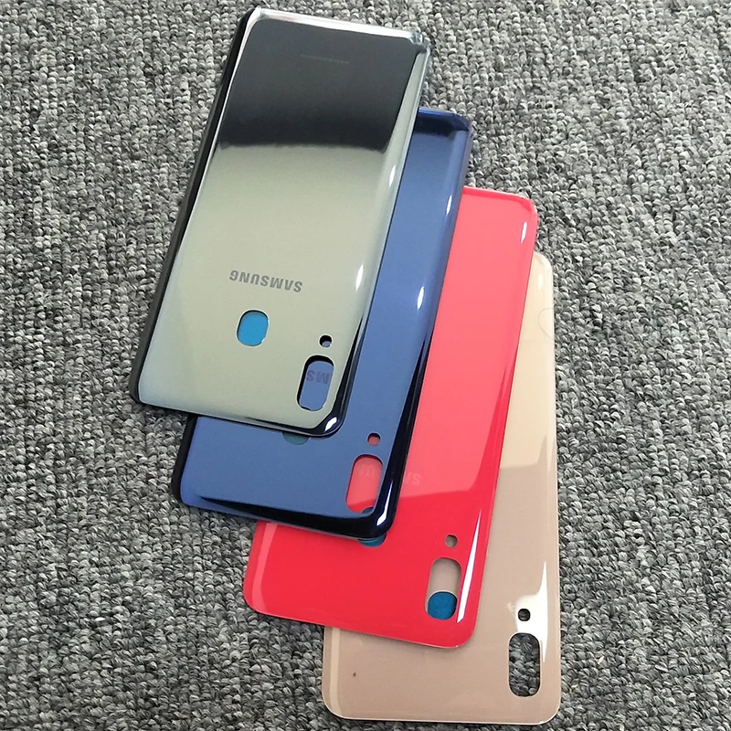 Samsung Galaxy A20 A 20 задняя крышка батарейного отсека корпуса чехол Замена для A205 SM-A205F |