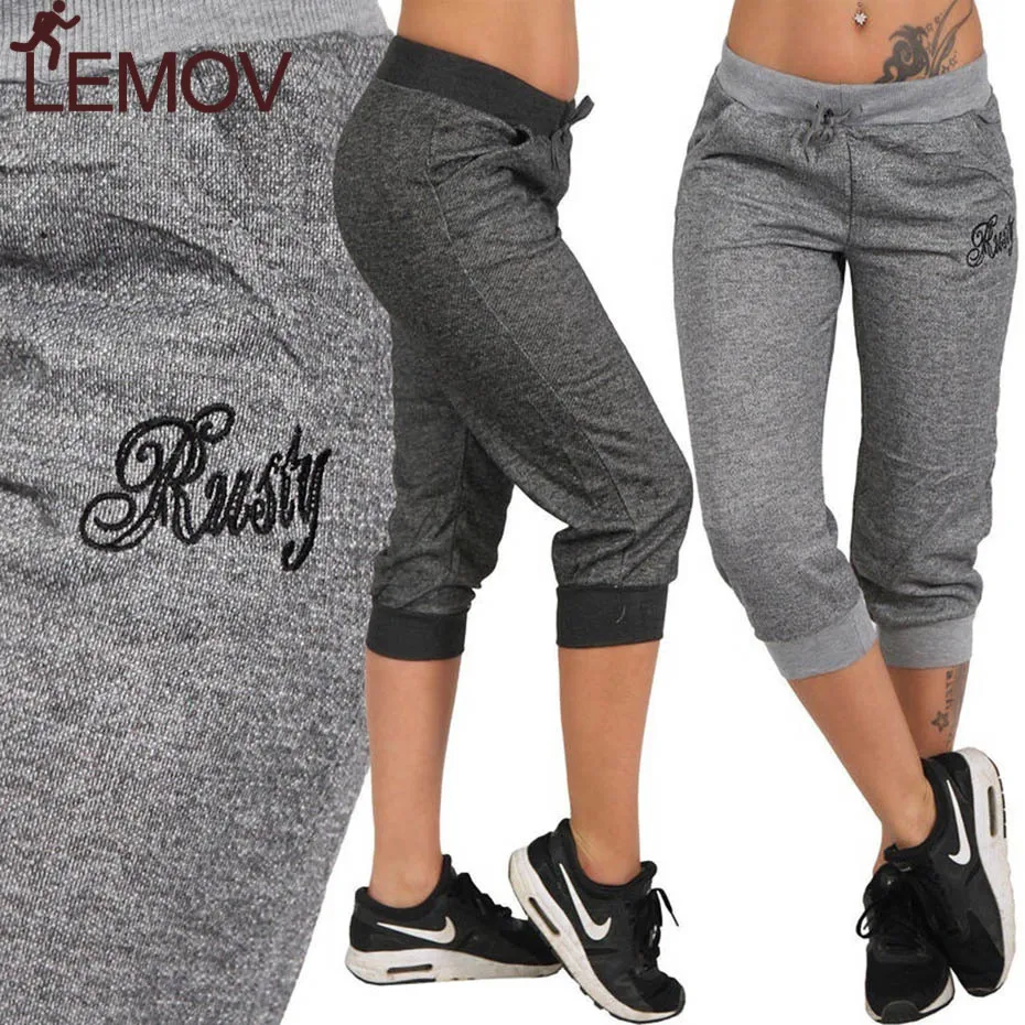 Женские брюки до середины голени ZOGAA Капри со средней талией и карманами S XXXL лето