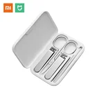 Официальный магазин Xiaomi, портативная машинка для стрижки ногтей Mijia, набор из 5 предметов, полный комплект для ремонта, машинка для стрижки ногтей, профессиональные принадлежности для ногтей