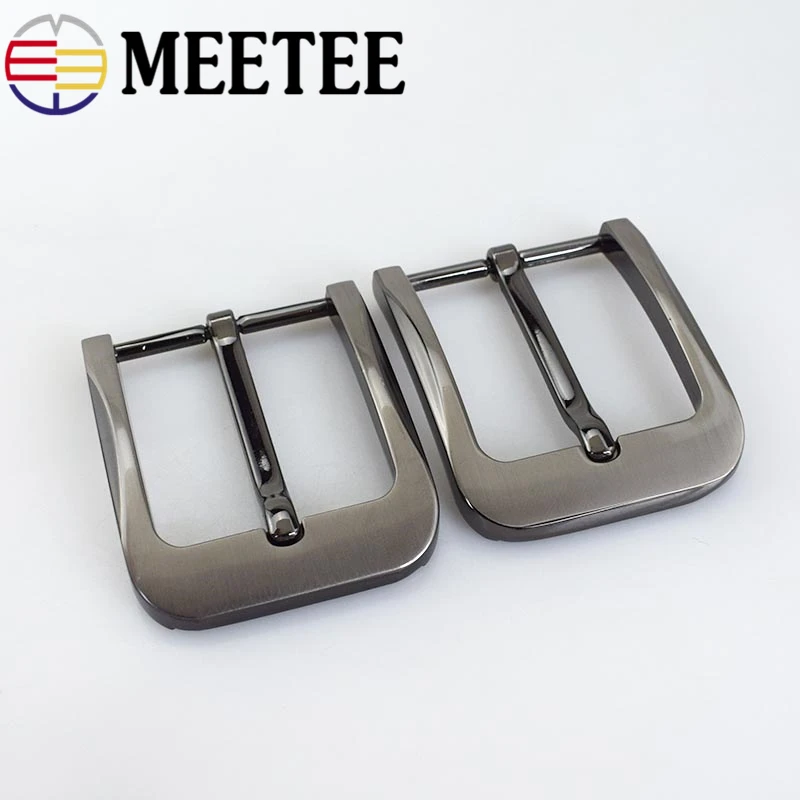 Meetee 2 шт. 40 мм металлическая модная Пряжка унисекс ремень головка аксессуары для