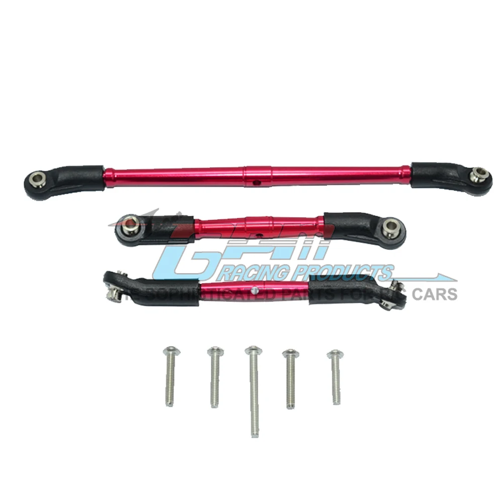 Barra de amarre de direcci&oacute;n delantera y trasera para coche, accesorio de aleaci&oacute;n de aluminio y Metal GPM, con soporte para 1/10 TRAXXAS TRX4 Defender TRX6 G63-0