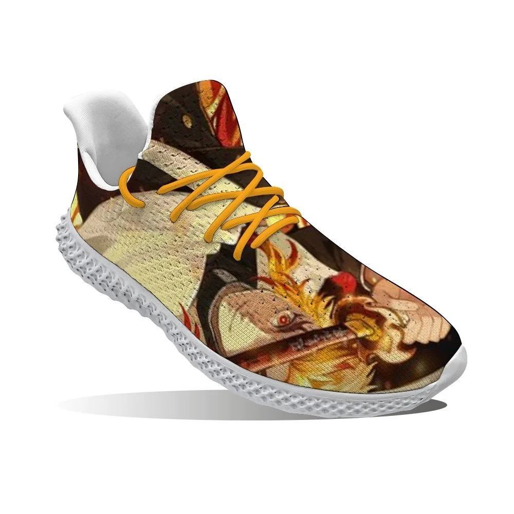 

Женские кроссовки на плоской подошве, кроссовки в стиле аниме, рассекающие демонов, со шнуровкой, Новинка лета 2021