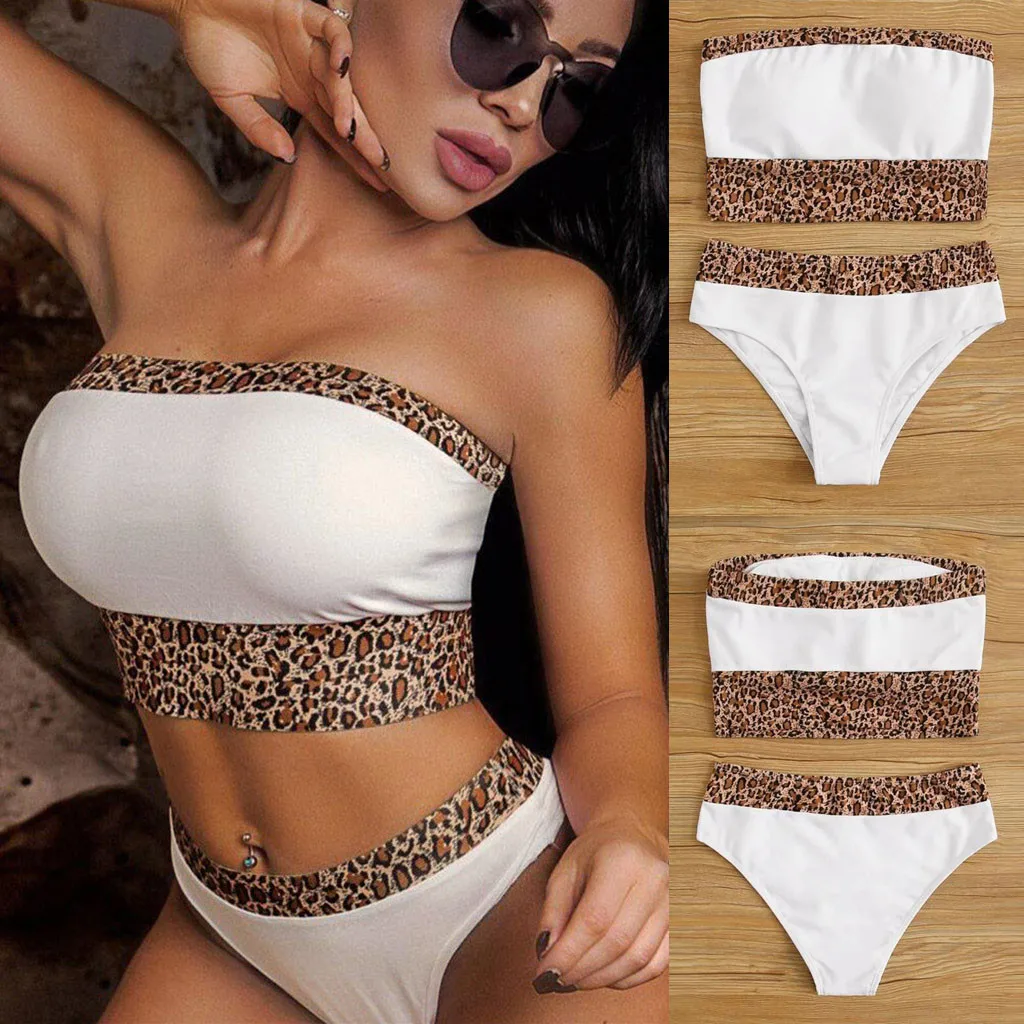 Новинка 2019 женский сексуальный комплект нижнего белья с леопардовым принтом