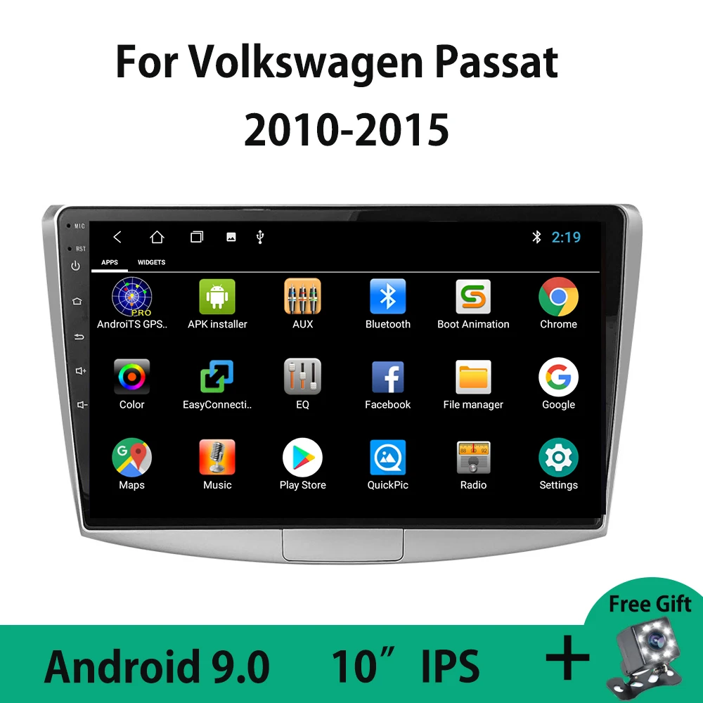 

Автомагнитола Android 9,0, мультимедийная система для VW Passat B6, B7, Maotan CC 2010-2015, Wi-Fi, зеркальная связь, SWC, Carplay