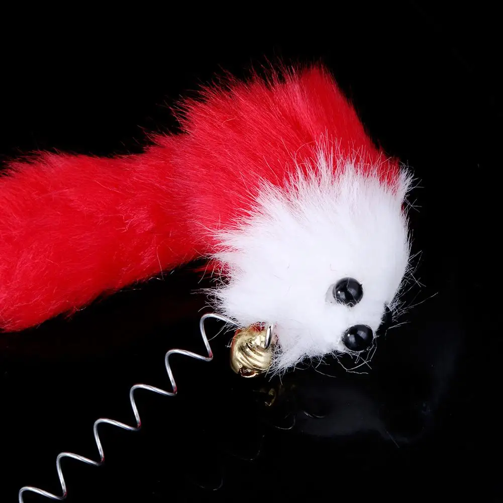 1/3 шт. забавные игрушки для кошек эластичное перо искусственная мышь с присоской