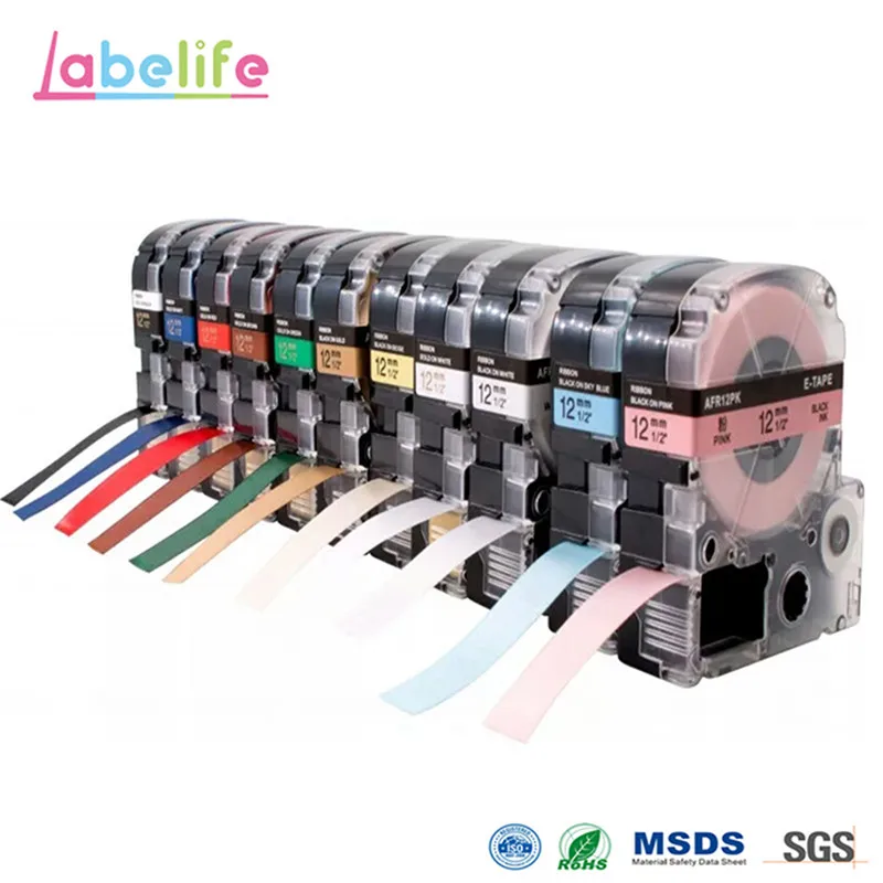 Labelife 1 шт. 12 мм KingJim LA-4LBK совместимый SFR12PK SFR12ZK для Epson/Kingjim принтер этикеток для букета, подарка, свадьбы