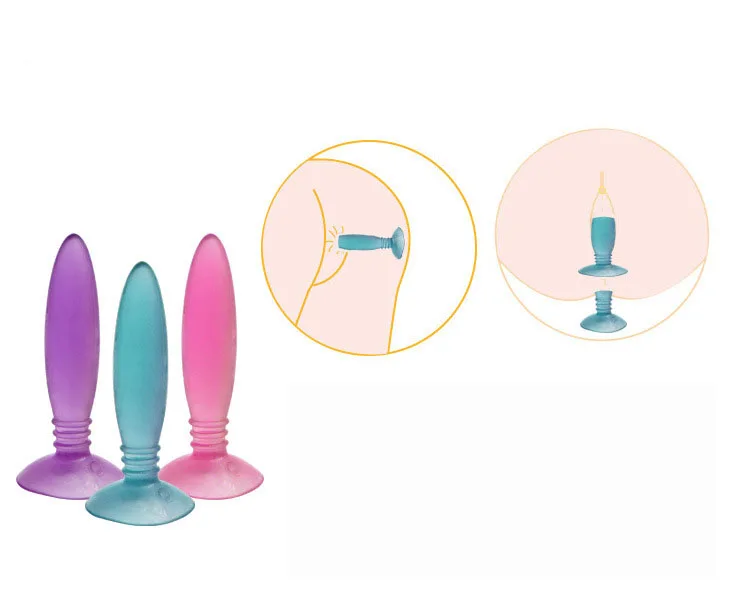 Анальная мини-пробка игрушки из желе натуральная на ощупь кожа секс-игрушки