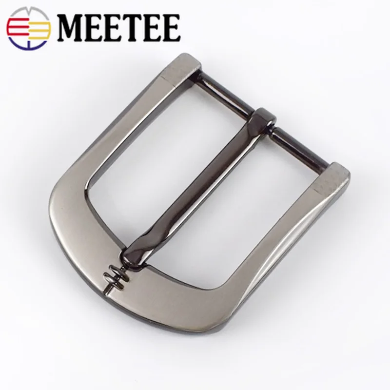 Meetee 1/2 шт DIY Кожа ремесло 40 мм металлическая пряжка ремень Матовый сплав мужской