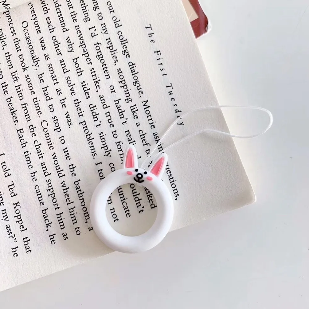 Аксессуары для airpods, кольцо на палец, ремешок, Мультипликация, универсальный, для iPhone, наушники, кольцо, анти-капля, веревка/redmi, ремешок для мобильного телефона