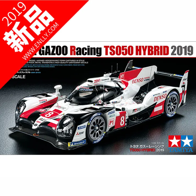 

Сборная модель автомобиля 1/24 Toyota GAZOO TS050 HYBRID 2019 25421