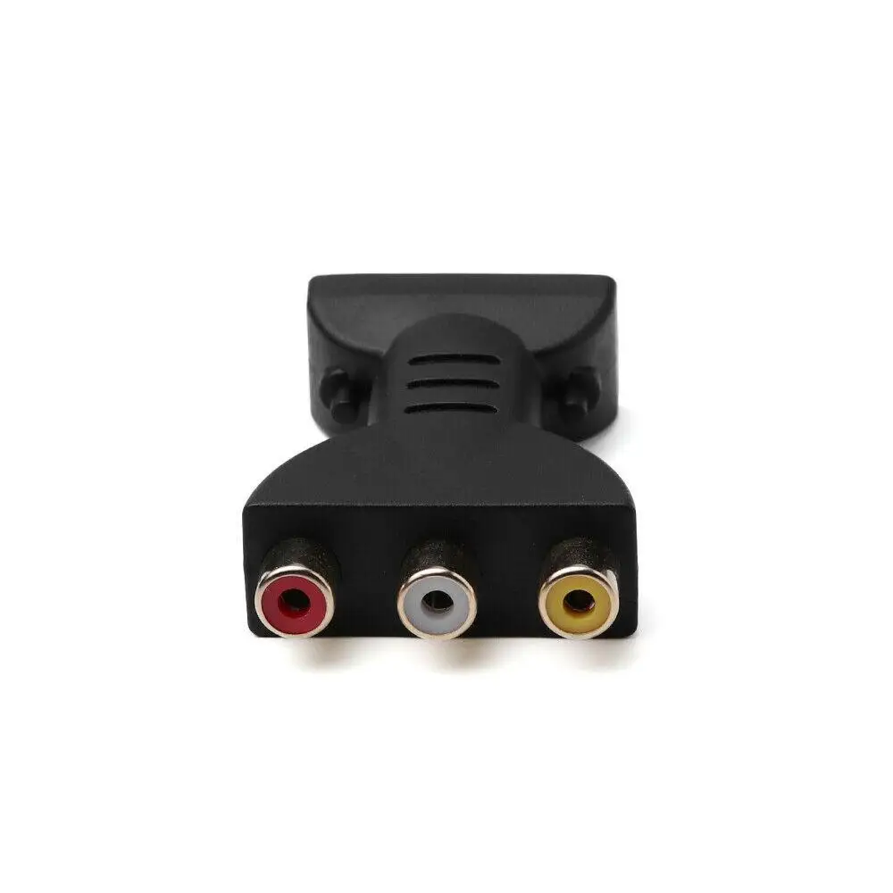 Новый позолоченный AV цифровой сигнал HDMI в 3 RGB RCA видео аудио адаптер компонентный