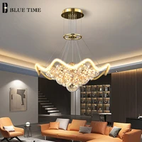 nordic modern led chandelier for living room bedroom dining room parlor light chandelier lamp indoor home decor lighting lustres