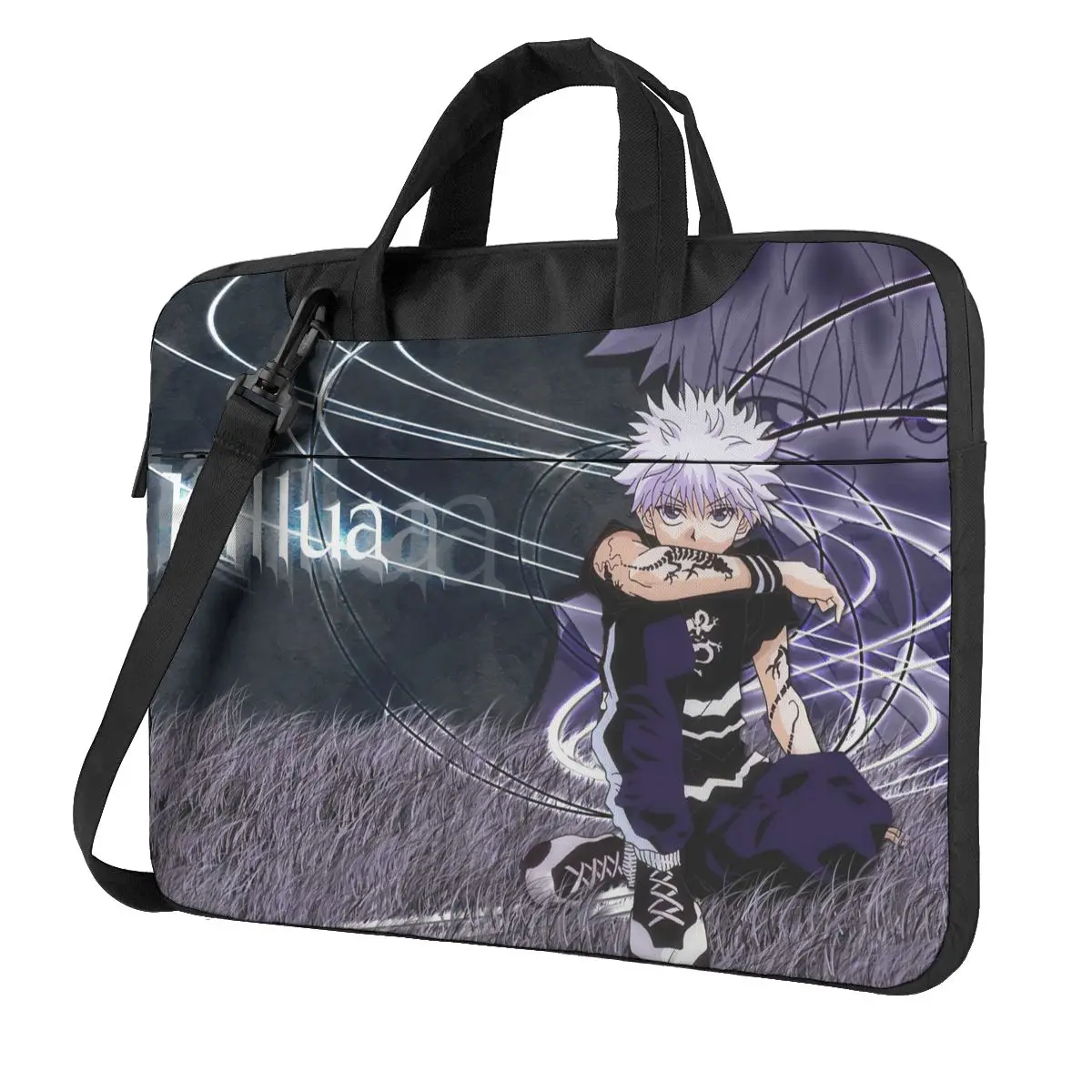 Anime - Hunter X Hunter Laptop Bag Case Protective Vintage Computer Bag Bicycle Crossbody Laptop Pouch