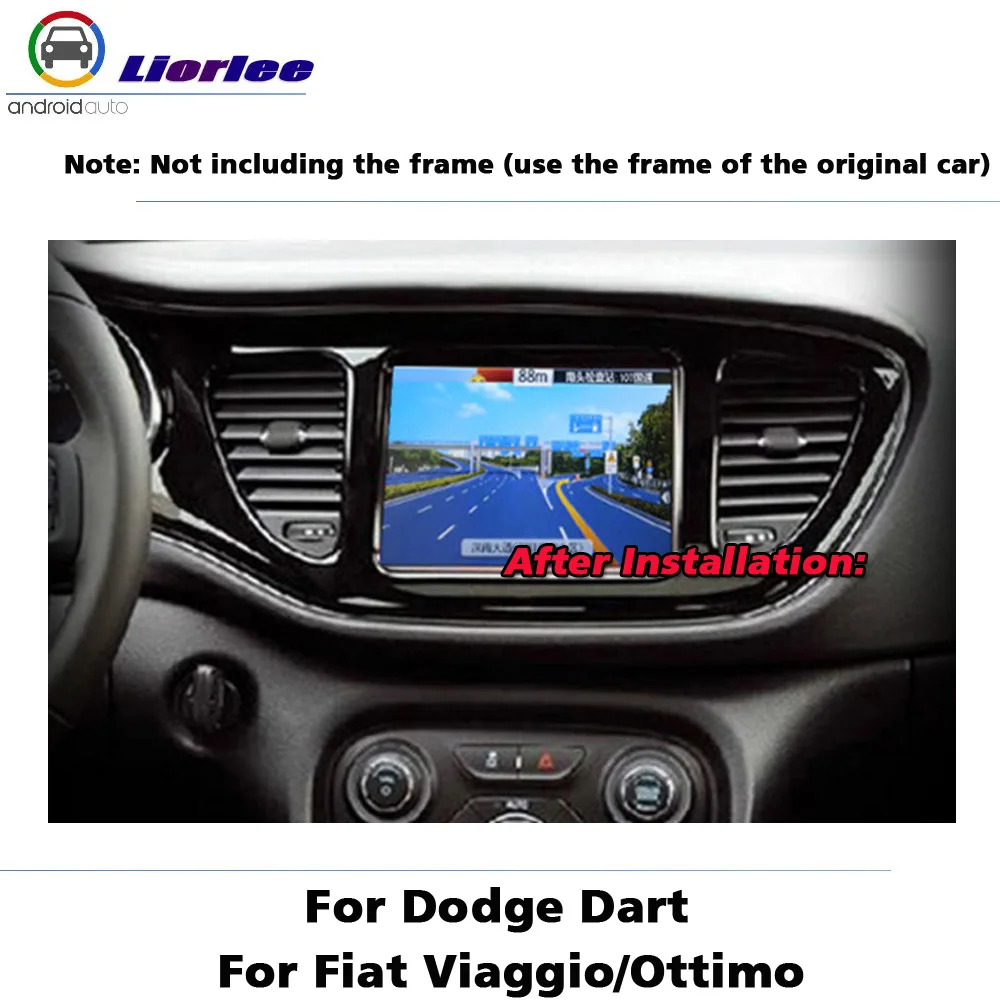 Автомобильный GPS мультимедийный плеер для Fiat Viaggio/Ottimo Android радио Dodge Дротика 2012 ~ 2017
