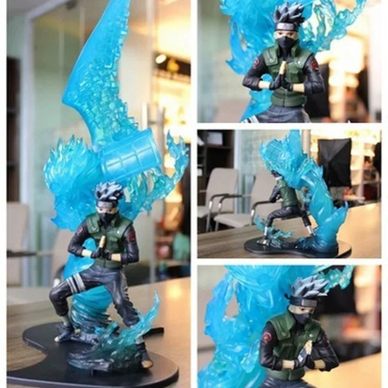 

Bandai Anime Figure NARUTO Hatake Kakashi Susanoo Kikano Ninja PVC Hand-made Movable Model Children's Toy Decoration Doll