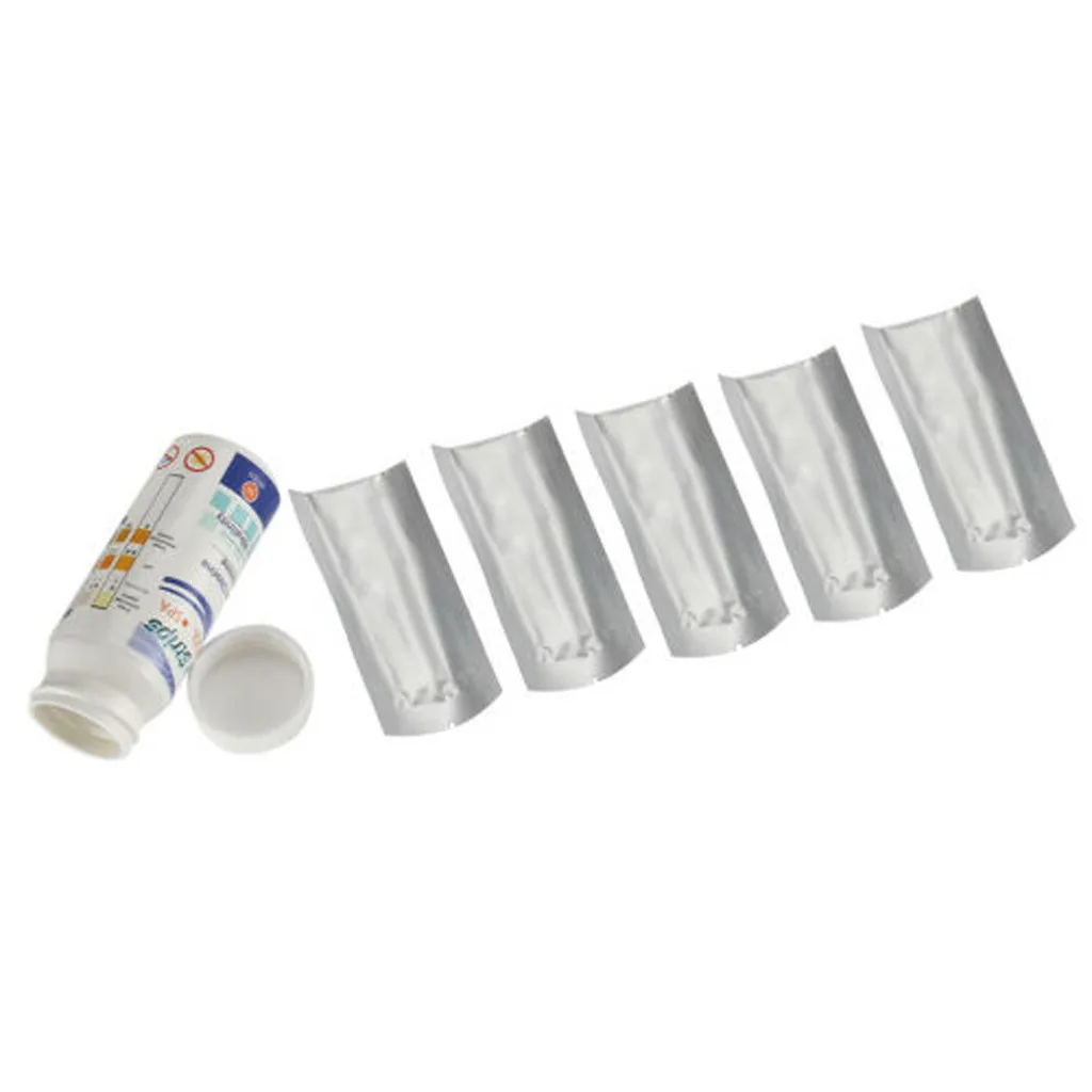 

50Pcs Swimming Pool PH Chlorine Alkaline Acid Bromine High precision Test Paper Test Paper Alkalinity Hardness Test Strip#T2