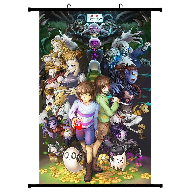 

20X30/30X45cm Game Undertale Sans Anime Manga Wall Poster Scroll Home Decoration Wall Art Movie Poster