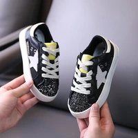 kids shoes 2021 new sparkling black sneakers star baby boy girl shoes rubber sole baby shoes childrens shoes flash kids shoes