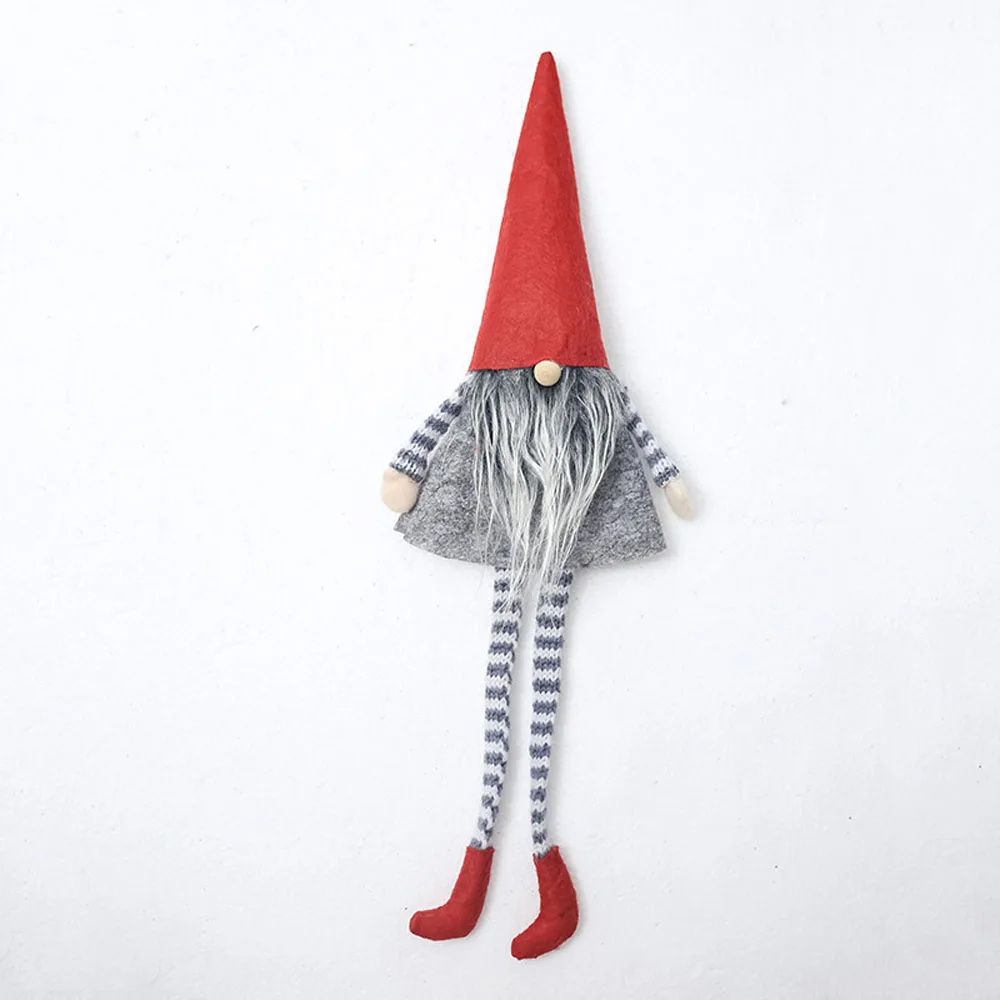 2021 Новогодняя Рождественская Крышка для винной бутылки чехол фигурки сидячий