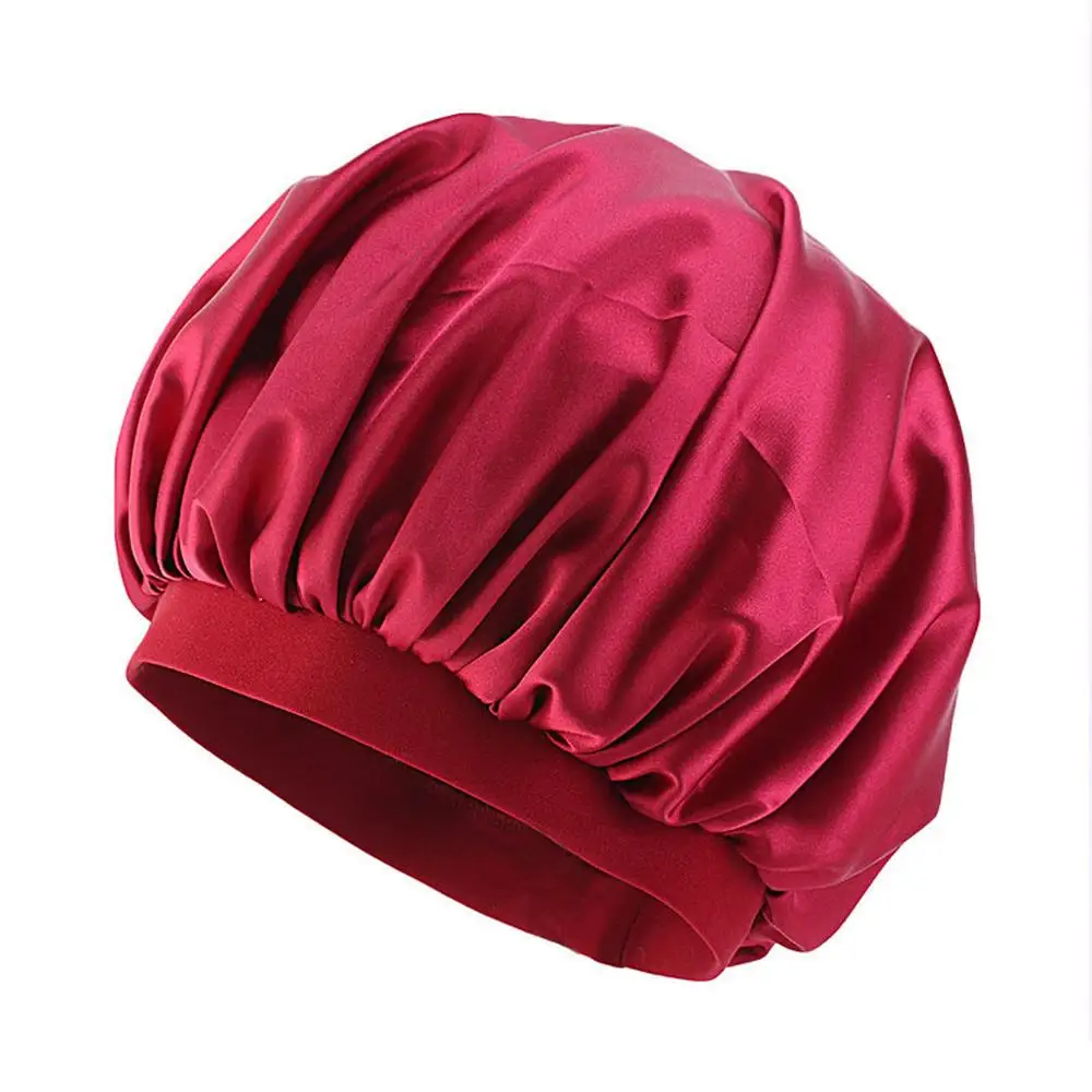 

Women Satin Headscarf Sleeping Bonnet Hair Wrap Cap Hat Headband Headwear