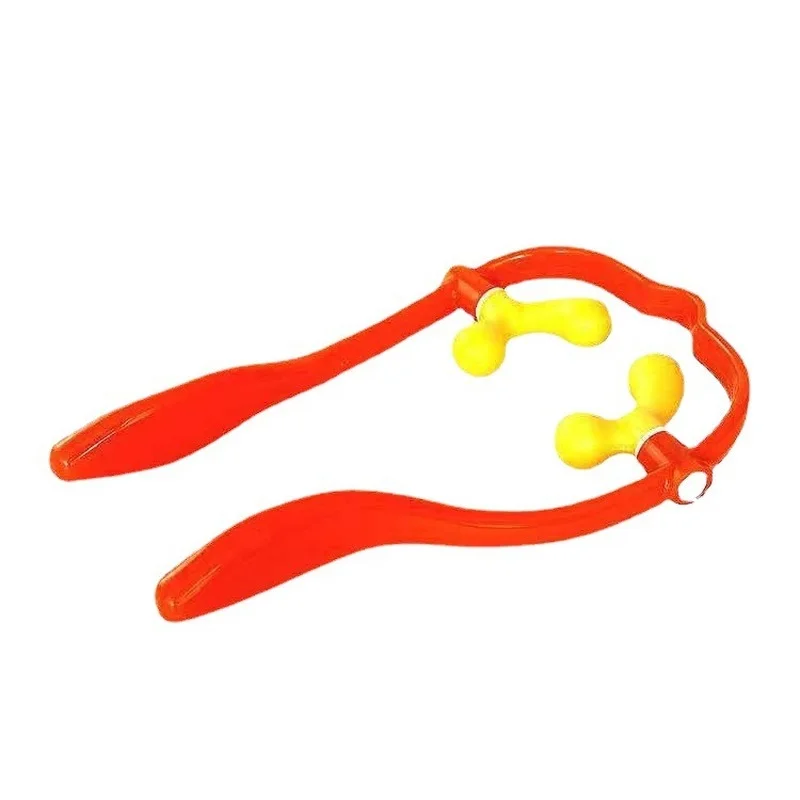 

Handheld Cervical Shoulder Shiatsu Massager 2 Head Trigger Point Acupressure Release Stick Body Pain Relief Health Tool Neck