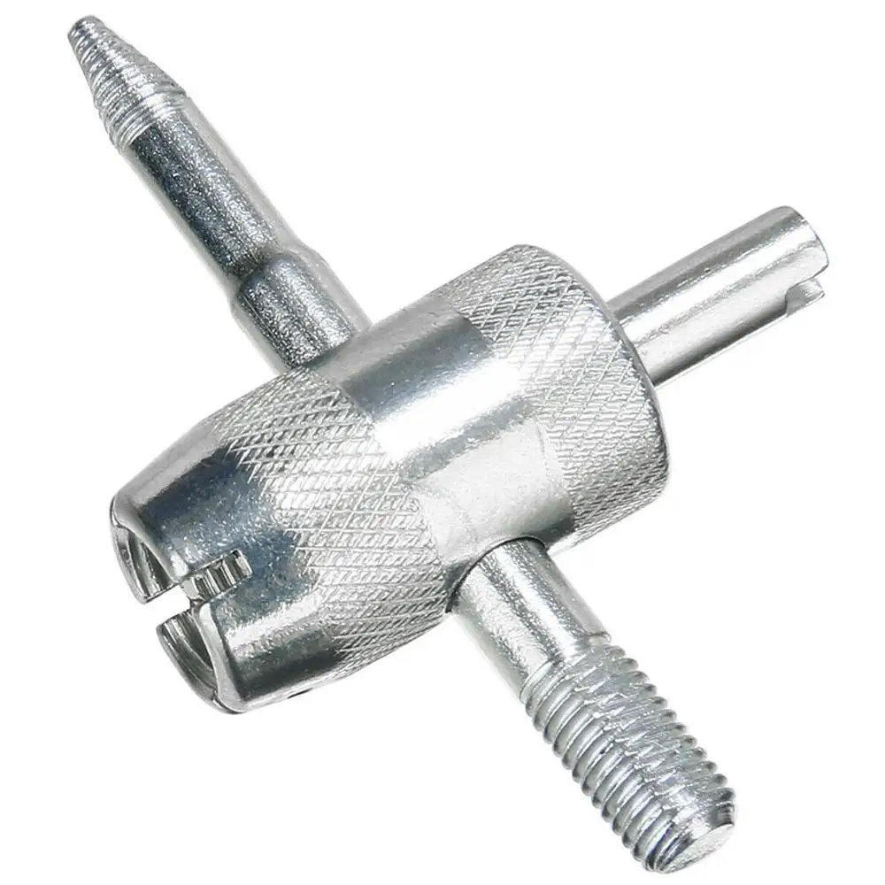 

Car Bike Tyre Tire Valve Repair Remover Tool+4 Valve Stem Cores Stem Puller Installer Tool