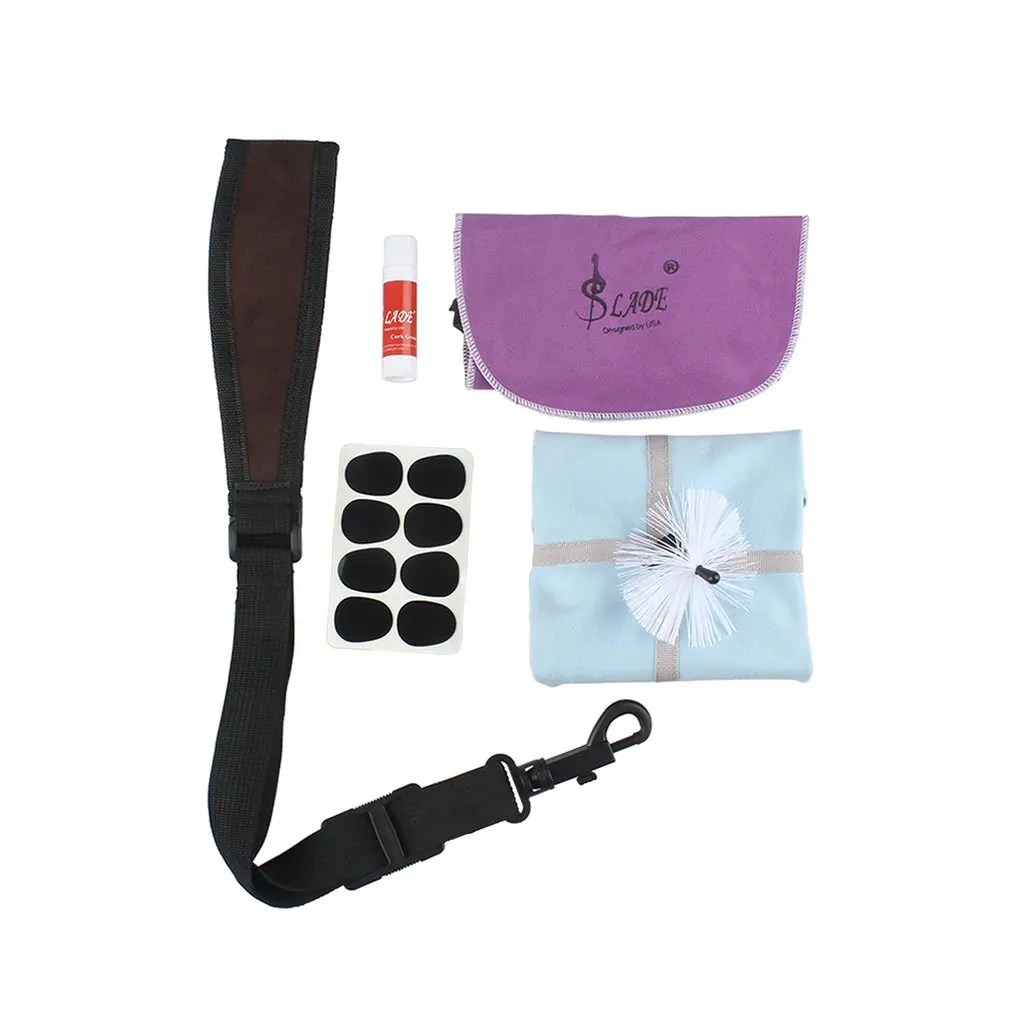 Professional Adjustable Harness Shoulder Black Sax Saxophone Belt Neck Strap for Alto / Tenor Soprano Accessories | Спорт и