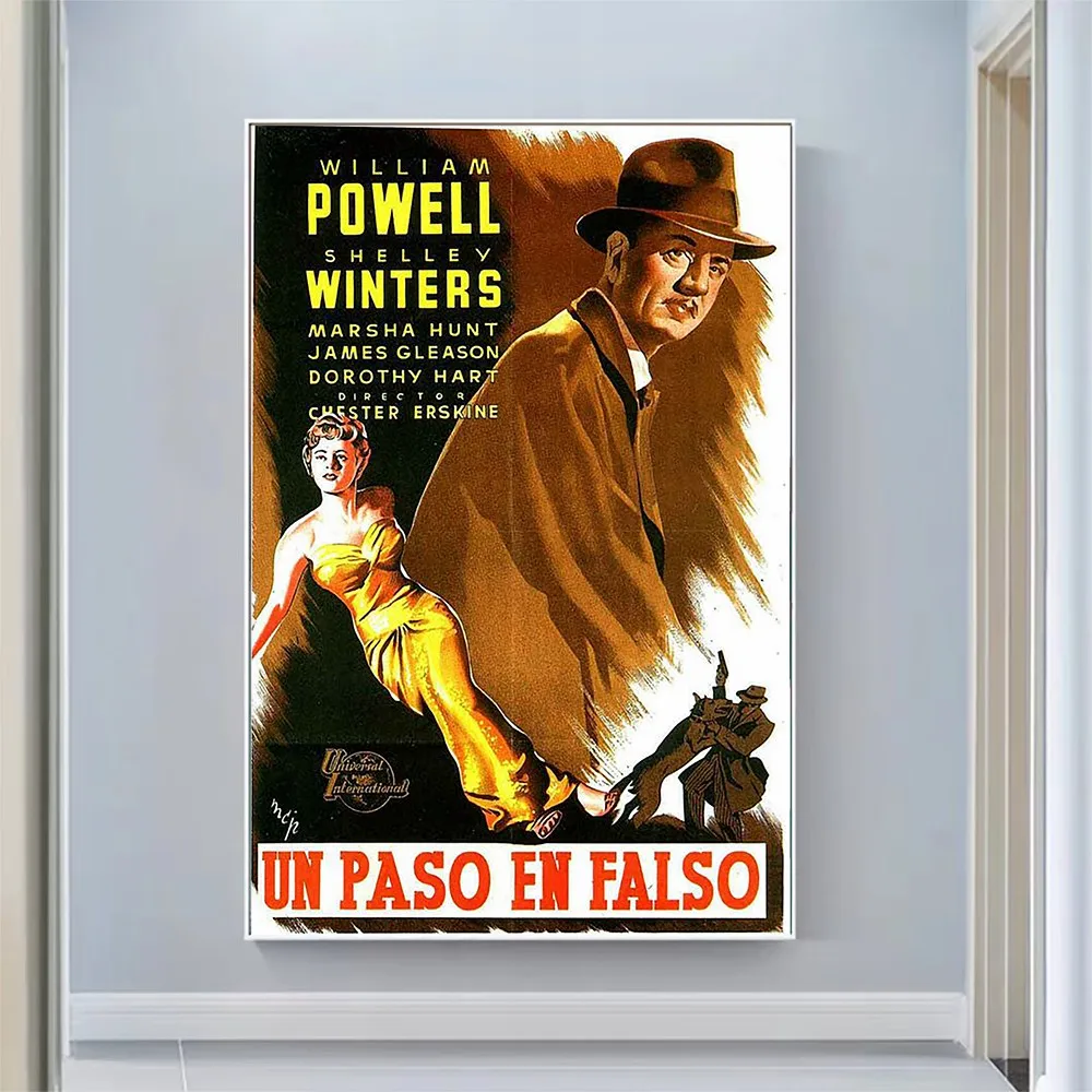 

CP1892 Take One False Step Classic Hot Movie Print Silk Fabric Poster Indoor Wall Art Decor Gift