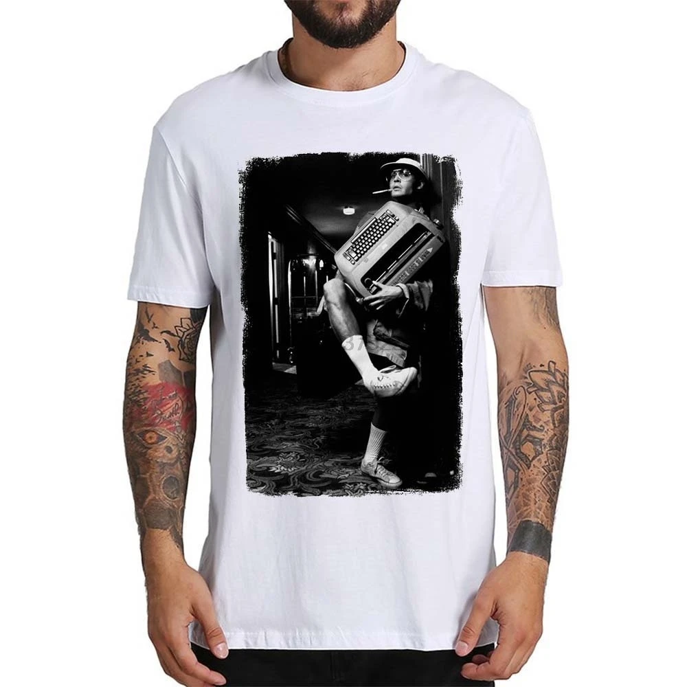 Мужские забавные асимметричные топы с принтом Джонни Депп из Лас Вегаса крутая