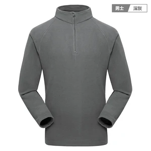 Уличные весенне-осенние мужские и женские Бархатные Топы, теплая флисовая куртка, пуловер с подкладкой и воротником-стойкой, одинарное пальто для пар