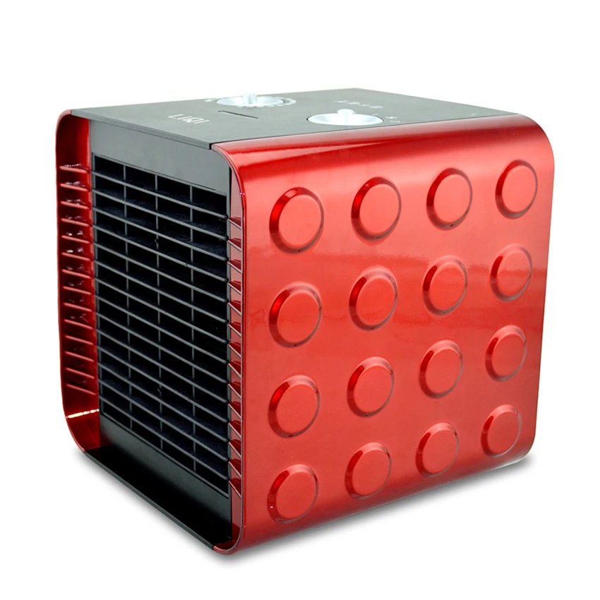 

220V Mini Portable Mute 3 Gear Electric Fan Heater Electric Air Blower 3S Fast Heating PTC Cube Shape Electric Warmer PTC-150B