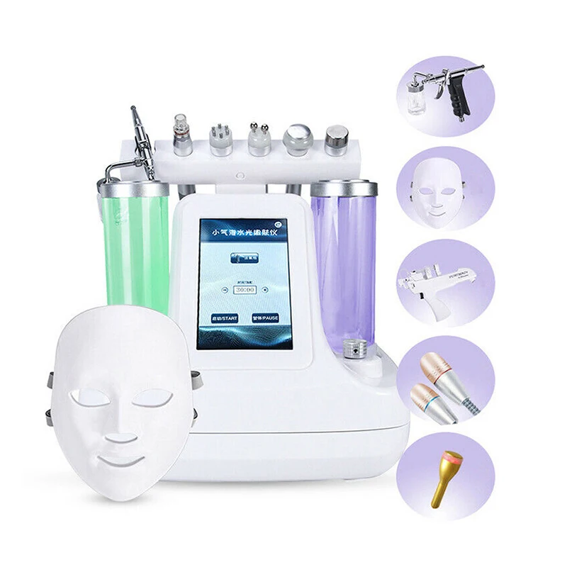11 in 1 Hydra Dermabrasion RF Bio-lifting Microdermabrasion Facial Machine Water Oxygen Jet Hydro Diamond Peeling Beauty | Красота и