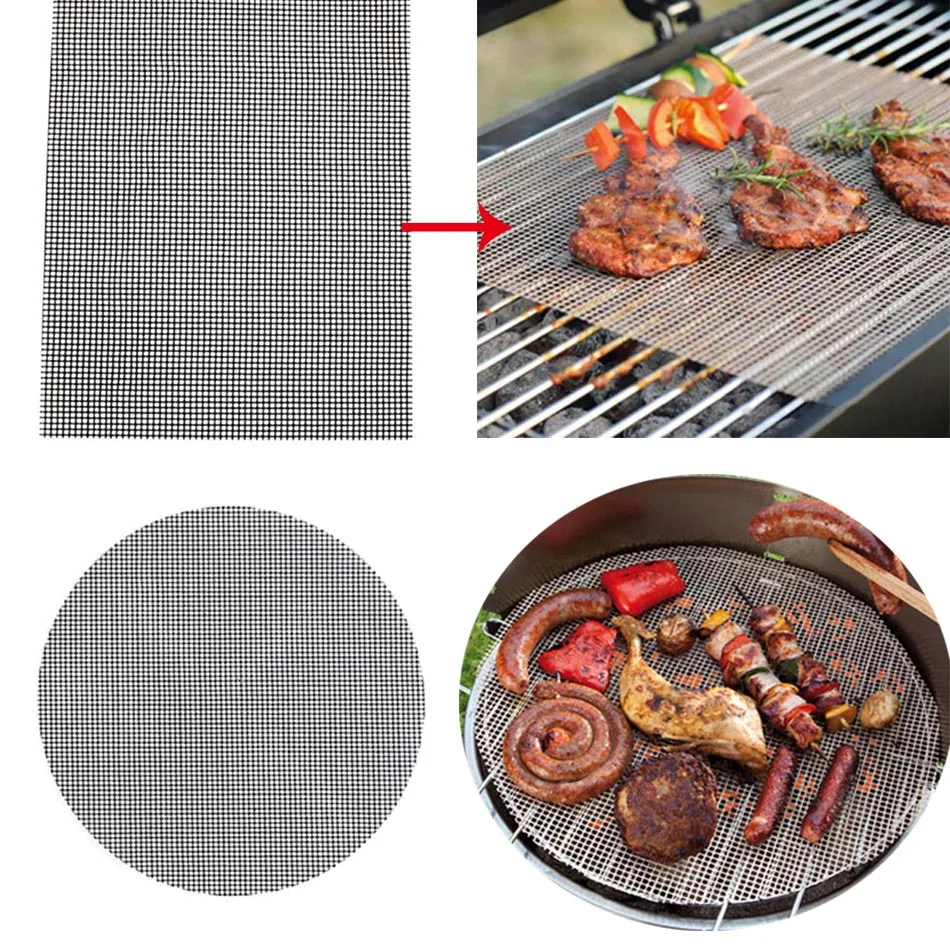 Антипригарные барбекю коврики для жарки высокой безопасности термостойкие