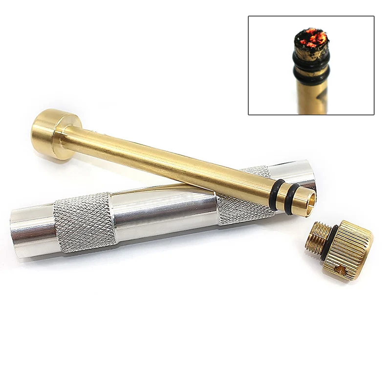 

Outdoor Camping Flame Maker Piston Fire Starter Tube Air Compression Torch Tactical Emergency Survival Tool