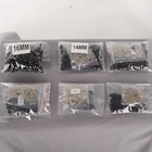 100 шт. 6 мм 8 мм 10 мм 12 мм 14 мм 16 мм черные пластиковые безопасные глаза для Мишки Тедди Мягкие куклы Животные амигуруми DIY аксессуары