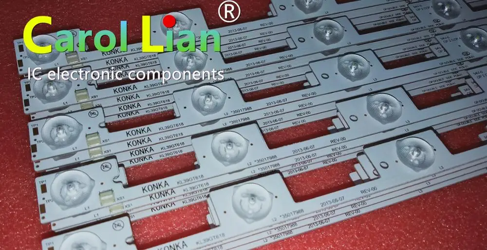 30 шт./лот светодиодный Подсветка лампа полосы для 39 дюймов ТВ KL39GT618 35017988 35017990 5 s * 6V