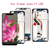 6 18with10 point lcd for xiaomi poco f1 lcd display with full touch screen digitizer assembly for poco f1 display replacement