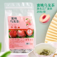 peach oolong tea triangle tea bag white peach oolong fruit tea 25 packs bag slimming tea