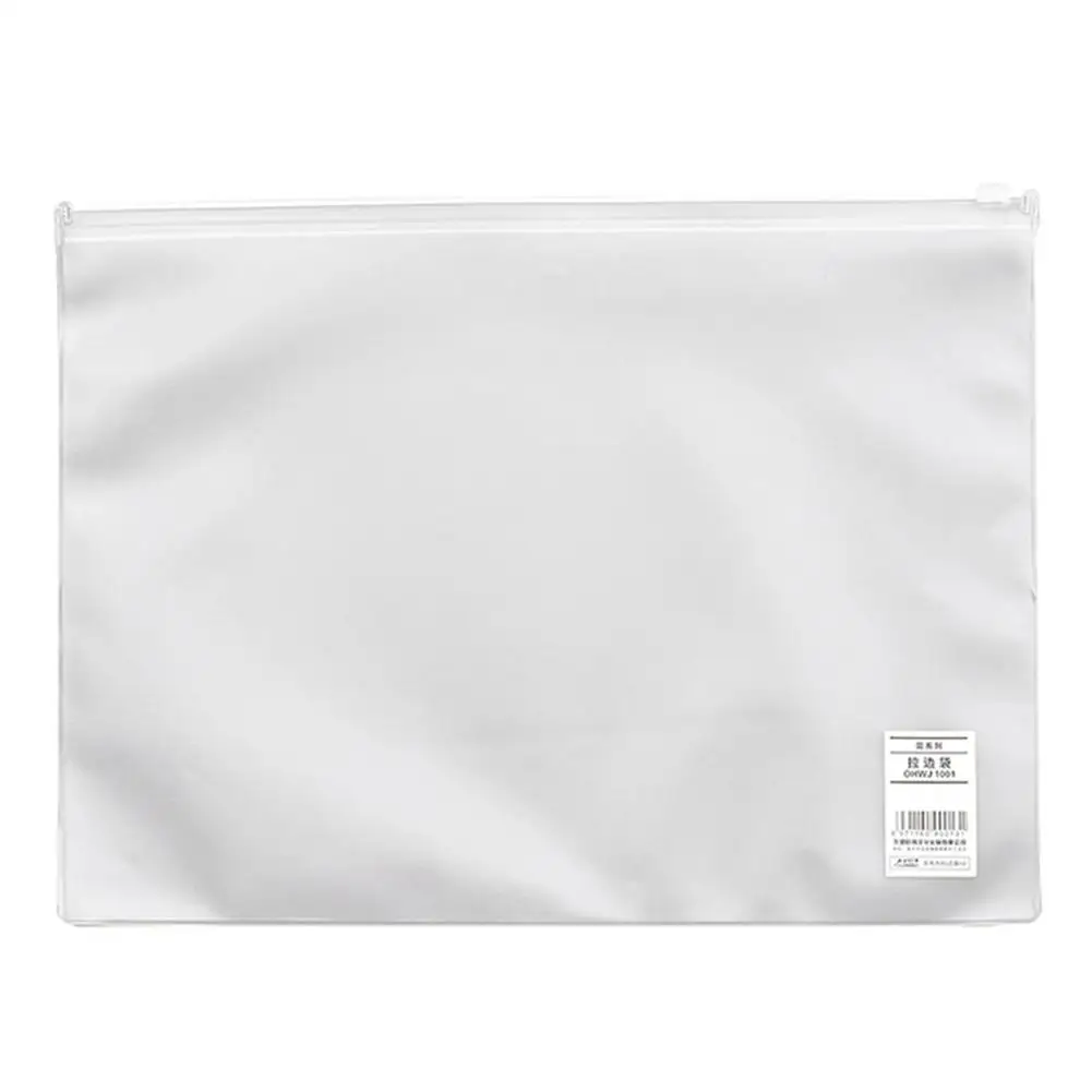 Прозрачный школьный офисный держатель для файлов блокнот на молнии