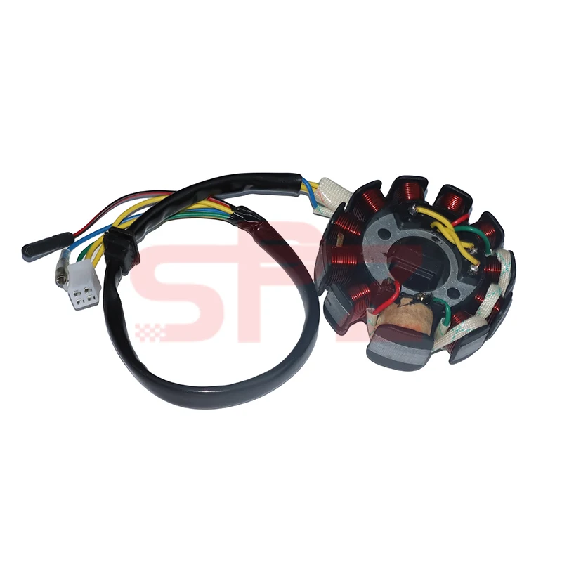 

11-полюсная магнитная катушка статора для мотоциклов GY6-125 125cc 150cc, мотоциклов, скутеров