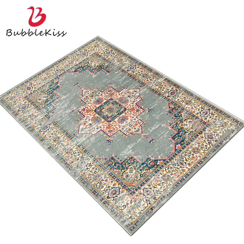 

Bubble Kiss Modern Living Room Rugs Nordic Print Home Decorative Carpet Classic Floral Pattern Study Sofa Tables Non Slip Mats