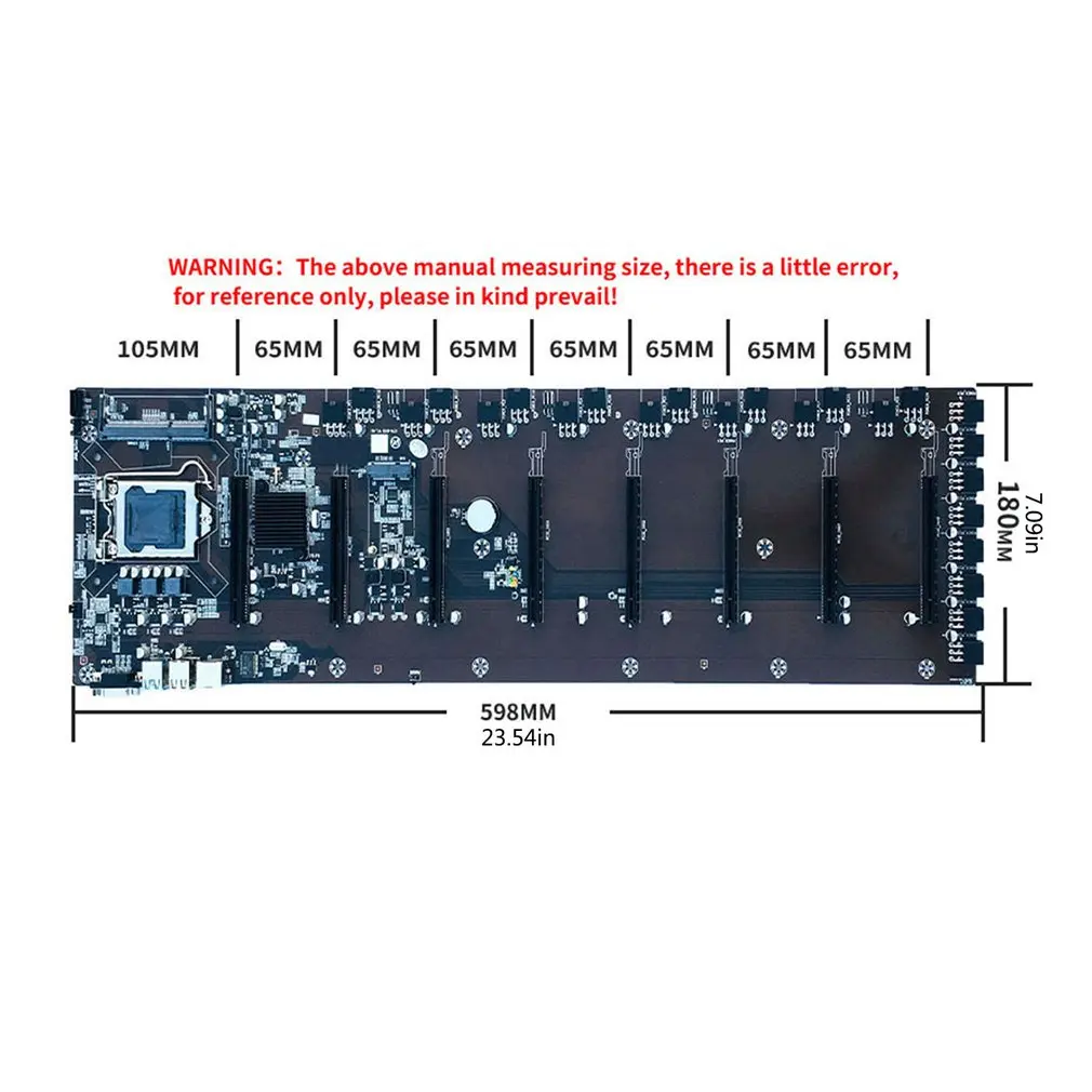 

B75 BTC D8P In stock Online Professional 8 Card 6 Mainboard 3 Generation Memory Support G3900 6789 Generation