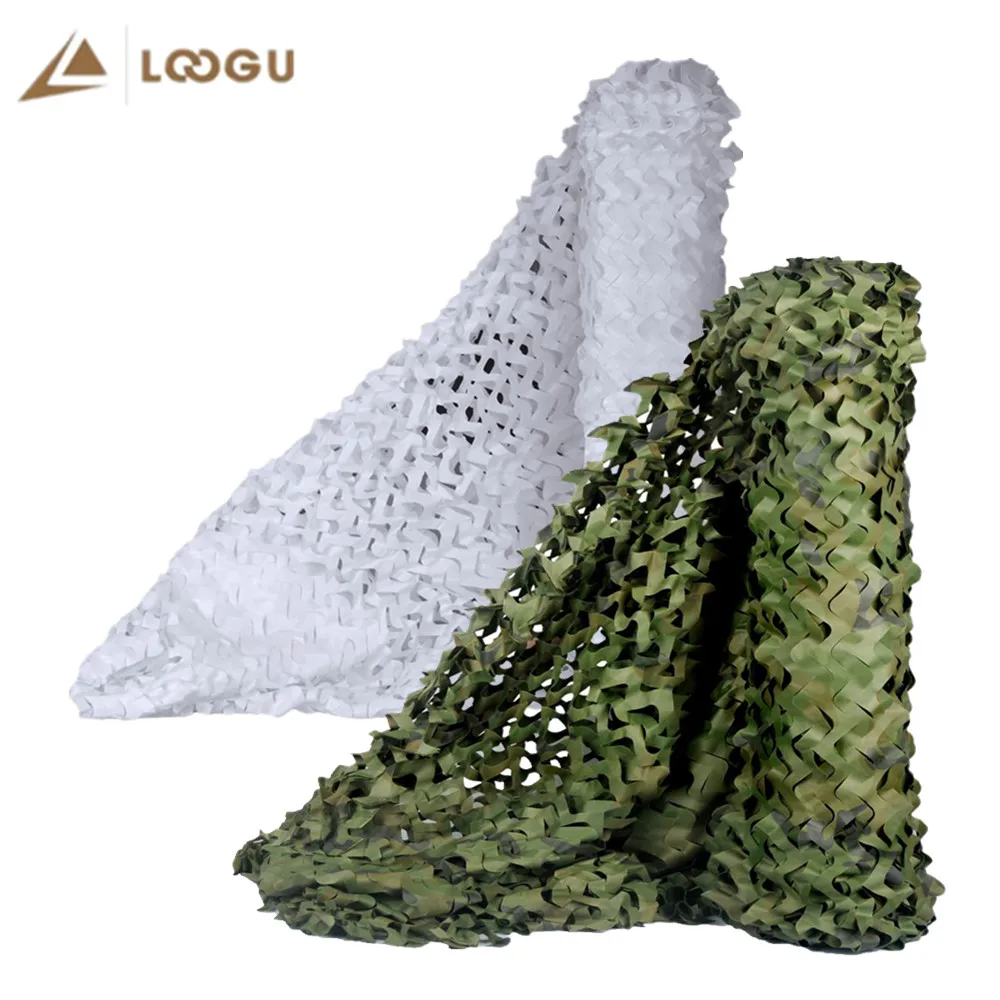 Камуфляжная сетка LOOGU White Jungle армированная беседка камуфляжная защитная для сада